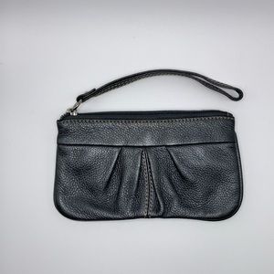 Celsius leather Wristlet